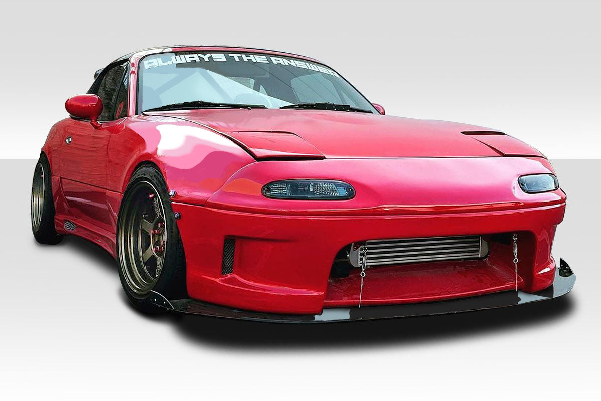 Extreme Dimensions Duraflex Wizdom Front Bumper Cover Compatible With 1990-1997 Mazda Miata - 1 Piece - 100964