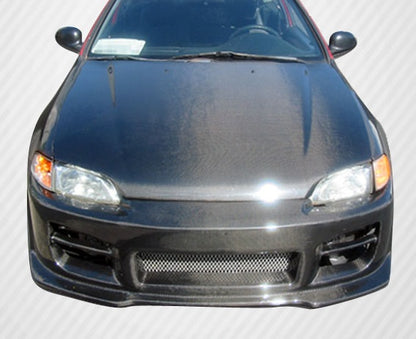 Carbon Creations OEM Look Hood Compatible With 1992-1995 Honda Civic - 1 Piece - 101091
