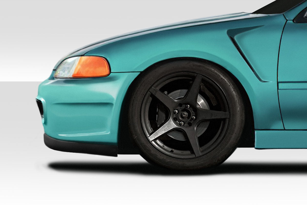 Extreme Dimensions Duraflex F-1 Fender Compatible With 1992-1995 Honda Civic - 2 Piece - 101124