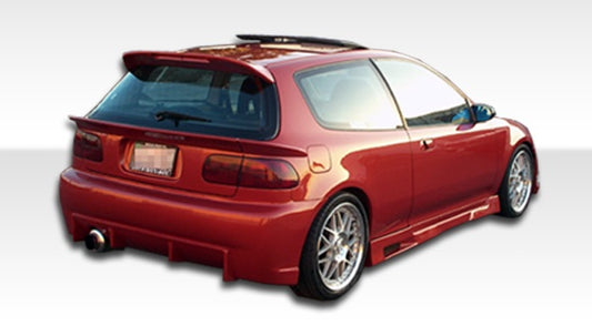 Extreme Dimensions Duraflex Mid Wing Spoiler Compatible With 1992-1995 Honda Civic - 3 Piece - 101127