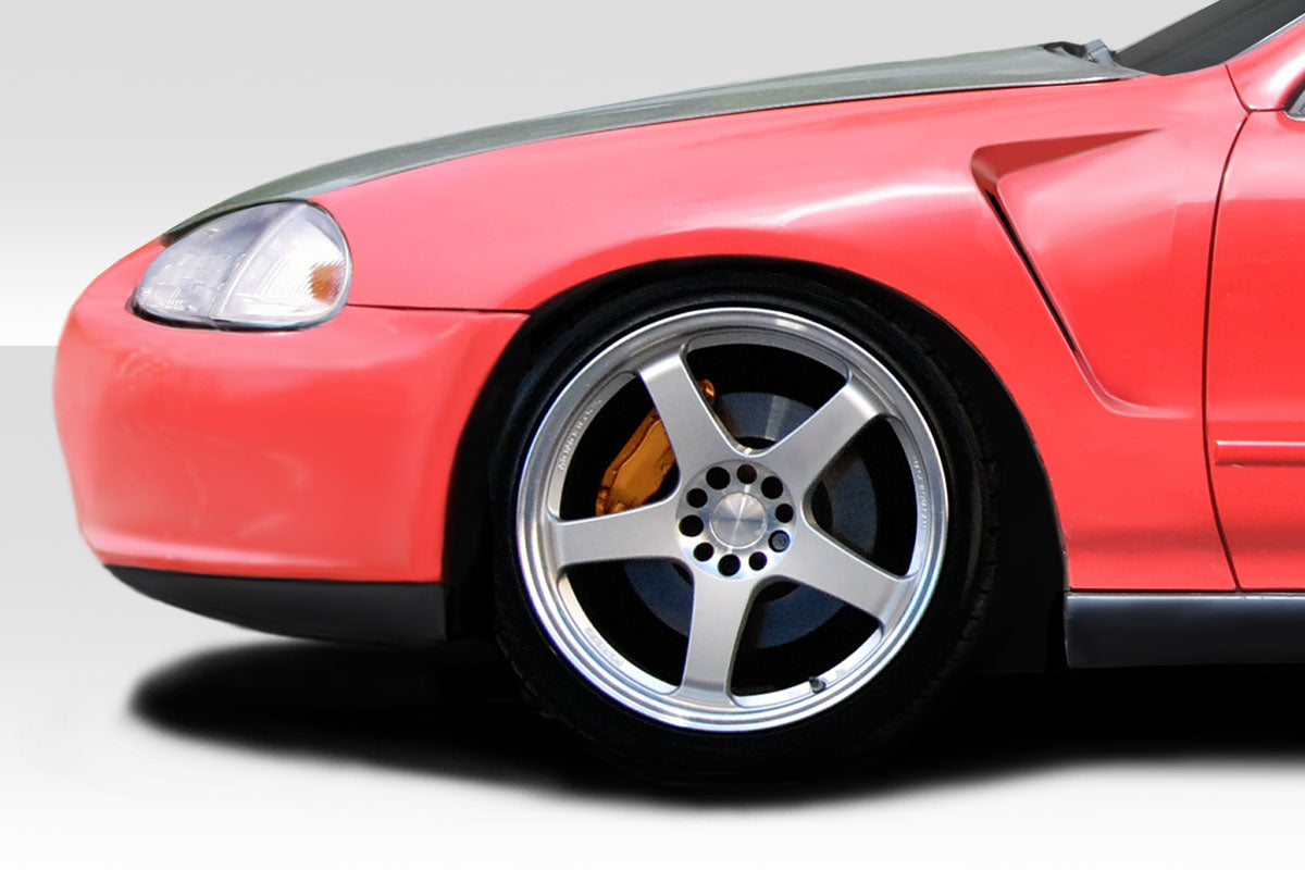 Extreme Dimensions Duraflex F-1 Fender Compatible With 1993-1997 Honda Del Sol - 2 Piece - 101251