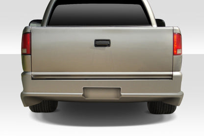 Extreme Dimensions Duraflex Drifter Rear Bumper Cover Compatible With 1994-2004 Chevrolet S-10 Extended Cab - 1 Piece - 101418