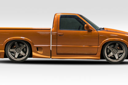Extreme Dimensions Duraflex Drifter Side Skirts Compatible With 1994-2004 Chevrolet S-10 - 4 Piece - 101421