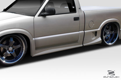 Extreme Dimensions Duraflex Drifter Side Skirts Compatible With 1994-2004 Chevrolet S-10 - 4 Piece - 101421