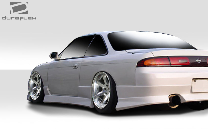 Extreme Dimensions Duraflex Type U Side Skirts Compatible With 1995-1998 Nissan 240SX - 2 Piece - 101647