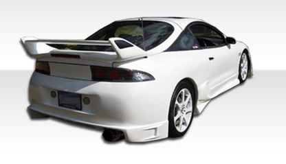 Extreme Dimensions Duraflex Blits Rear Bumper Cover Compatible With 1995-1999 Mitsubishi Eclipse - 1 Piece - 101874