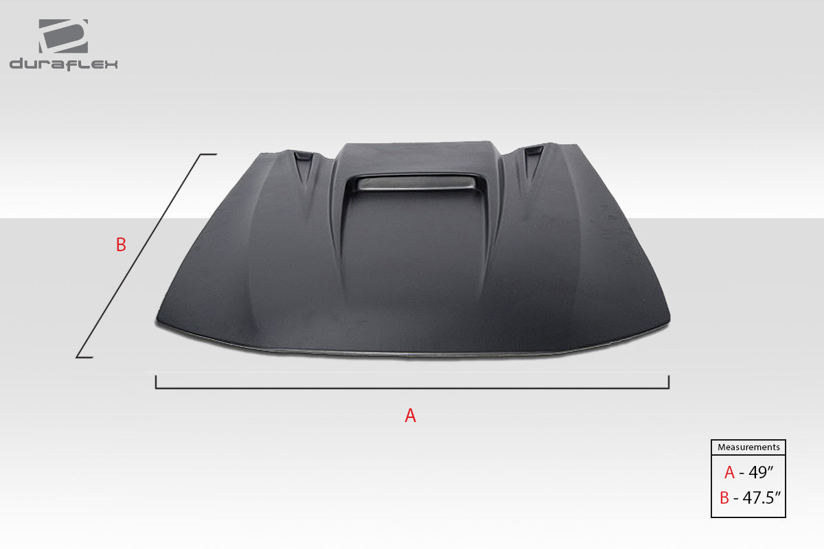 Extreme Dimensions Duraflex Universal Spyder 3 Hood Scoop Body Kit - 1 Piece - 102200