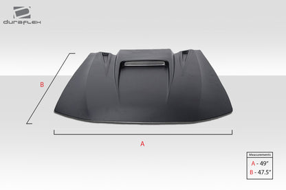 Extreme Dimensions Duraflex Universal Spyder 3 Hood Scoop Body Kit - 1 Piece - 102200