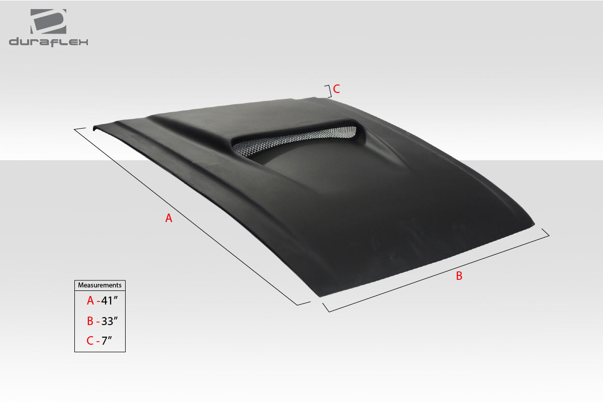 Extreme Dimensions Duraflex Universal Spyder 2 Hood Scoop Body Kit - 1 Piece - 102210