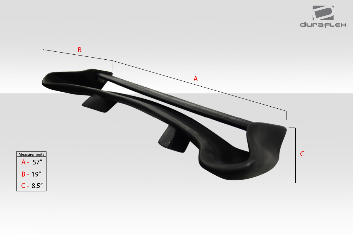 Extreme Dimensions Duraflex Universal Vader Wing Spoiler Body Kit - 1 Piece - 102217