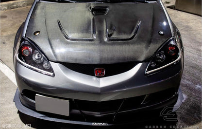 Carbon Creations Type M Hood Compatible With 2002-2006 Acura RSX - 1 Piece - 102622
