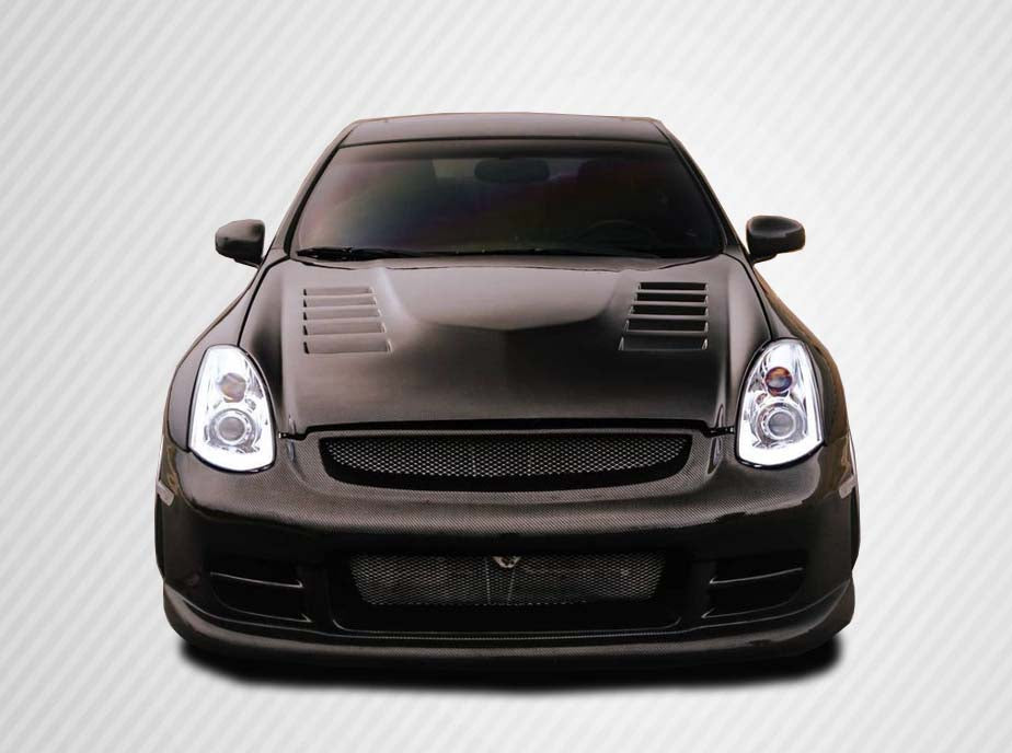 Carbon Creations TS-1 Front Bumper Cover Compatible With 2003-2007 Infiniti G Coupe - 1 Piece - 102805