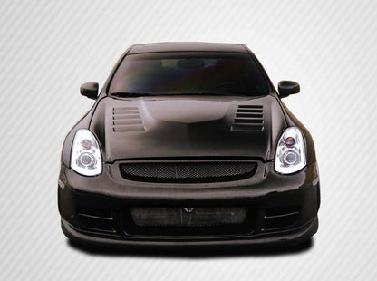 Carbon Creations TS-1 Front Bumper Cover Compatible With 2003-2007 Infiniti G Coupe - 1 Piece - 102805