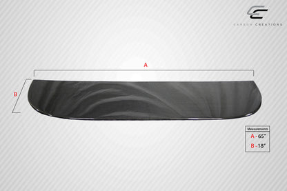 Carbon Creations Universal Middle Front Lip Spoiler Splitter - 1 Piece - 102899