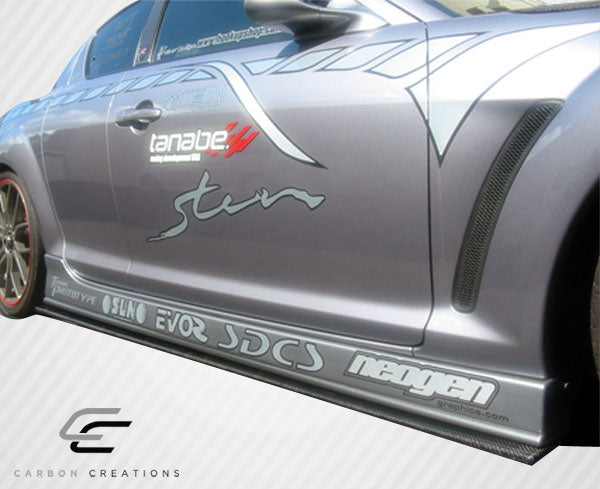 Carbon Creations Universal Side Skirts Splitters - 2 Piece - 102901