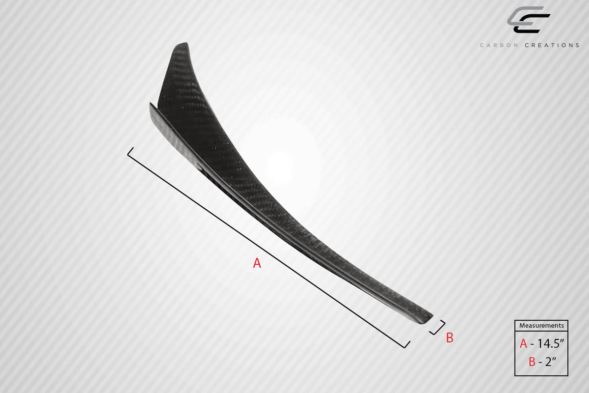 Carbon Creations Universal Type 1 Fuel Canards - 4 Piece - 102903