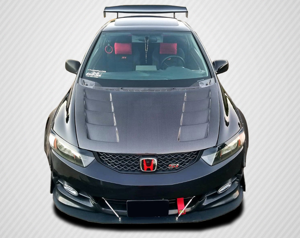 Carbon Creations Circuit Hood Compatible With 2006-2011 Honda Civic - 1 Piece - 103131