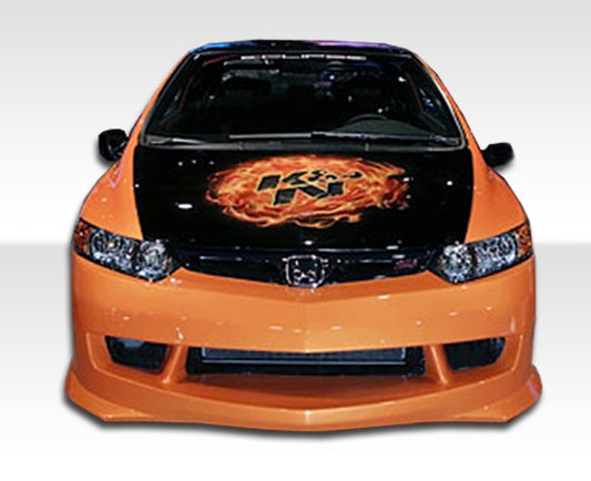 Extreme Dimensions Duraflex Type M Front Bumper Cover Compatible With 2006-2011 Honda Civic - 1 Piece - 103335