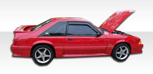 Extreme Dimensions Duraflex Cobra R Side Skirts Compatible With 1979-1993 Ford Mustang - 2 Piece - 103761