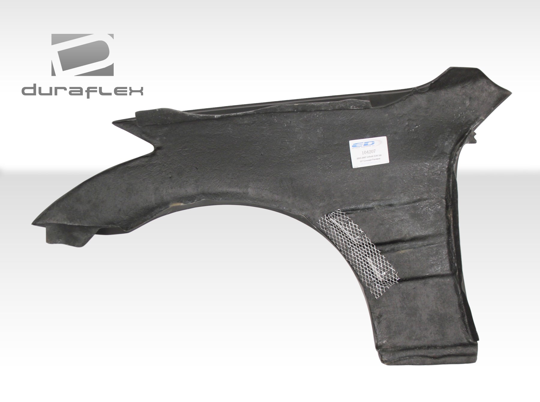 Extreme Dimensions Duraflex GT Concept Fender Compatible With 2003-2007 Infiniti G Coupe - 2 Piece - 104207