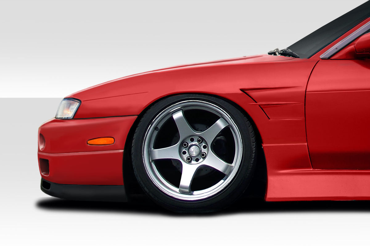 Extreme Dimensions Duraflex D-1 Fender Compatible With 1995-1996 Nissan 240SX - 2 Piece - 104273
