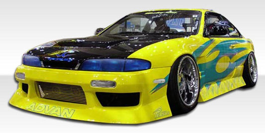 Extreme Dimensions Duraflex Type U Front Bumper Cover Compatible With 1995-1996 Nissan 240SX - 1 Piece - 104626