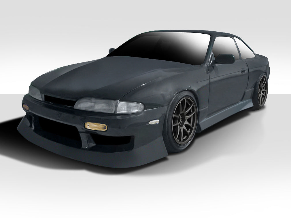 Extreme Dimensions Duraflex Type U Body Kit Compatible With 1995-1996 Nissan 240SX S14 - 4 Piece - 104627