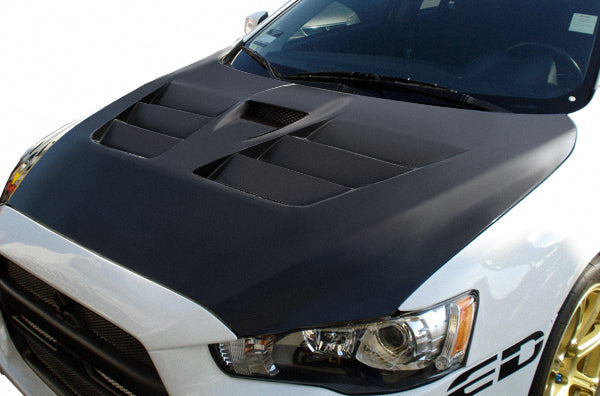 Extreme Dimensions Duraflex GT Concept Hood Compatible With 2008-2017 Mitsubishi Evolution - 1 Piece - 104642