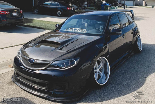 Carbon Creations GT Concept Hood Compatible With 2008-2014 Subaru Impreza - 1 Piece - 104657