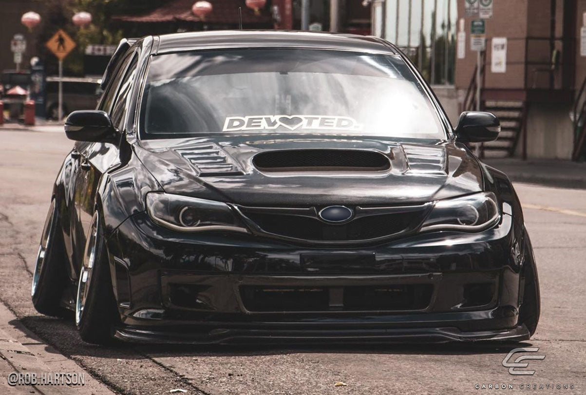 Carbon Creations GT Concept Hood Compatible With 2008-2014 Subaru Impreza - 1 Piece - 104657