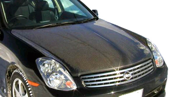 Carbon Creations OEM Look Hood Compatible With 2003-2004 Infiniti G Sedan - 1 Piece - 104739