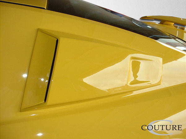 Couture CVX Window Scoop Louvers Compatible With 2005-2009 Ford Mustang - 2 Piece - 104797