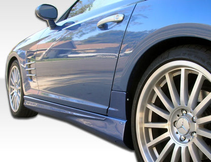 Extreme Dimensions Duraflex AMG Look Side Skirts Compatible With 2004-2008 Chrysler Crossfire - 2 Piece - 104966