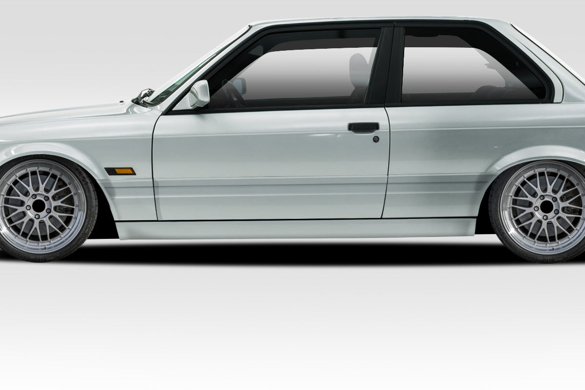 Extreme Dimensions Duraflex M-Tech Side Skirts Compatible With 1984-1991 BMW 3 Series - 2 Piece - 105046