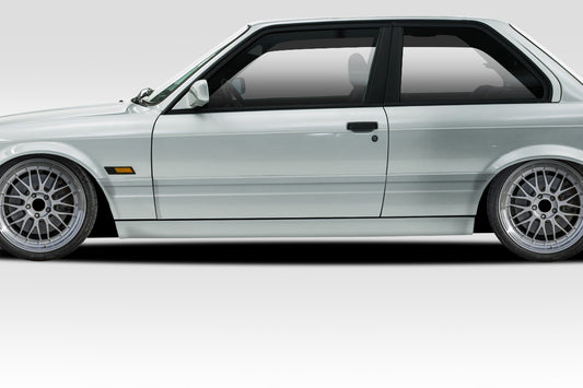 Extreme Dimensions Duraflex M-Tech Side Skirts Compatible With 1984-1991 BMW 3 Series - 2 Piece - 105046
