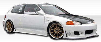 Extreme Dimensions Duraflex B-2 Side Skirts Compatible With 1992-1995 Honda Civic HB - 2 Piece - 105544