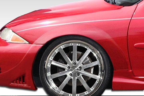 Extreme Dimensions Duraflex Millenium Wide Body Front Fenders Compatible With 1995-1999 Chevrolet Cavalier - 2 Piece - 105643
