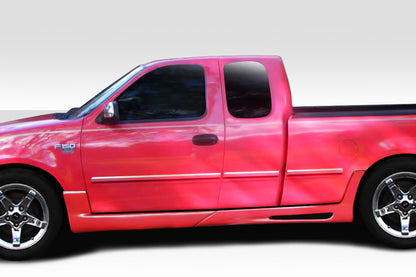 Extreme Dimensions Duraflex Platinum Side Skirts Compatible With 1997-2003 Ford F150 2DR Extended Cab - 4 Piece - 105690