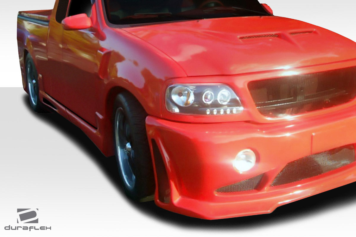 Extreme Dimensions Duraflex Platinum Side Skirts Compatible With 1997-2003 Ford F150 2DR Extended Cab - 4 Piece - 105690