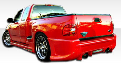 Extreme Dimensions Duraflex Platinum Rear Bumper Cover Compatible With 1997-2003 Ford F150 Stepside - 1 Piece - 105691