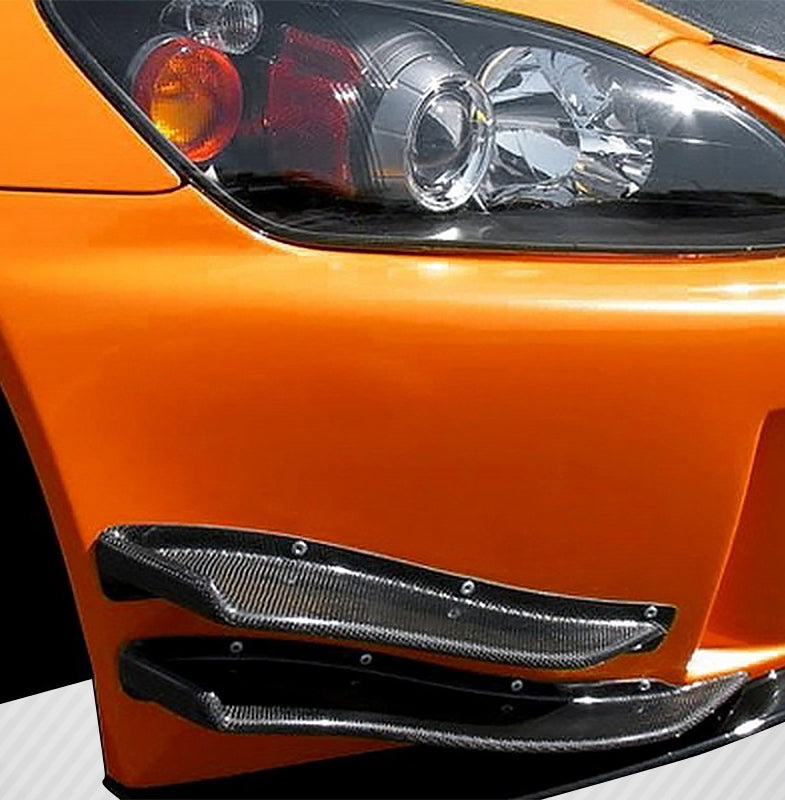 Carbon Creations Type JS Canards Compatible With 2000-2009 Honda S2000 - 4 Piece - 105741