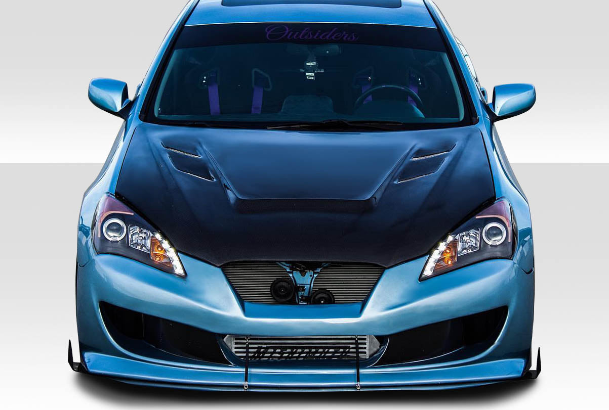 Extreme Dimensions Duraflex Circuit Front Bumper Cover Compatible With 2010-2012 Hyundai Genesis - 1 Piece - 105828