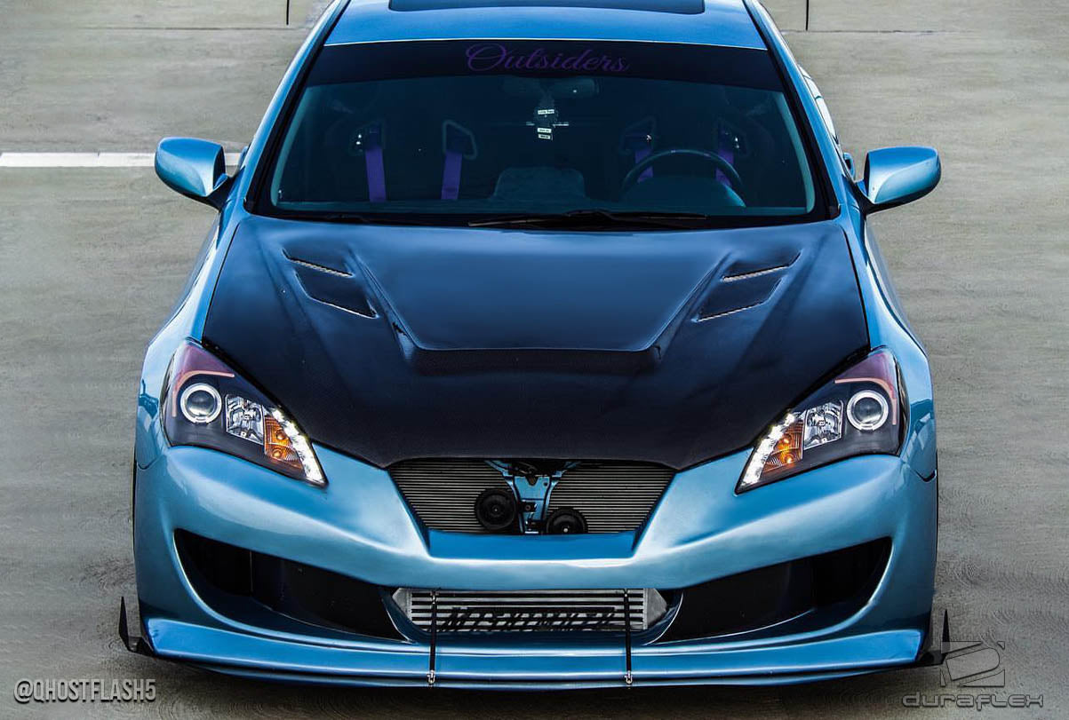 Extreme Dimensions Duraflex Circuit Front Bumper Cover Compatible With 2010-2012 Hyundai Genesis - 1 Piece - 105828