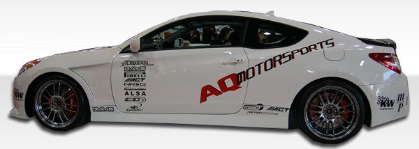 Extreme Dimensions Duraflex Circuit Side Skirts Compatible With 2010-2016 Hyundai Genesis - 2 Piece - 105829