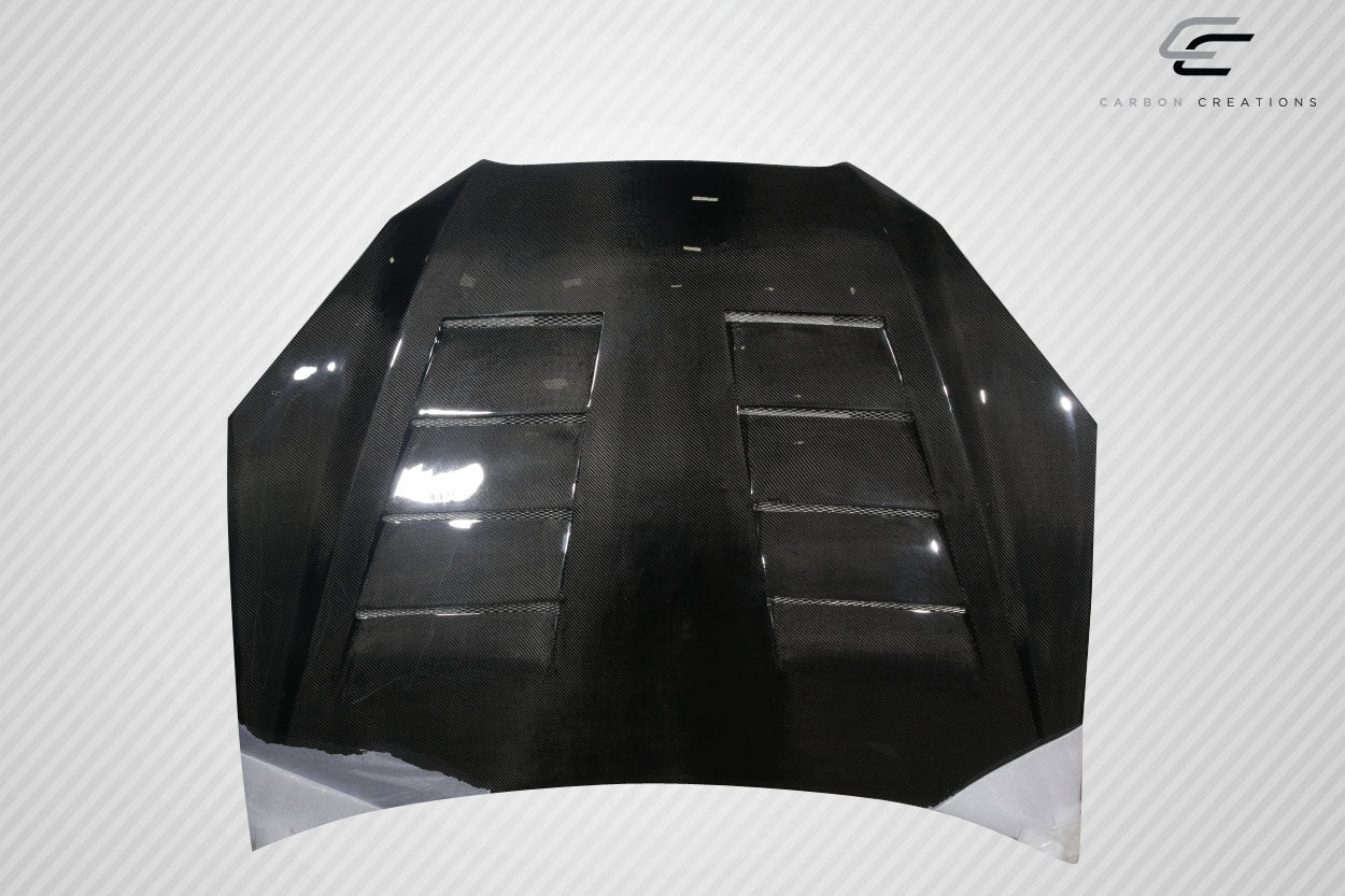 Carbon Creations Circuit Hood Compatible With 2010-2012 Hyundai Genesis - 1 Piece - 105838