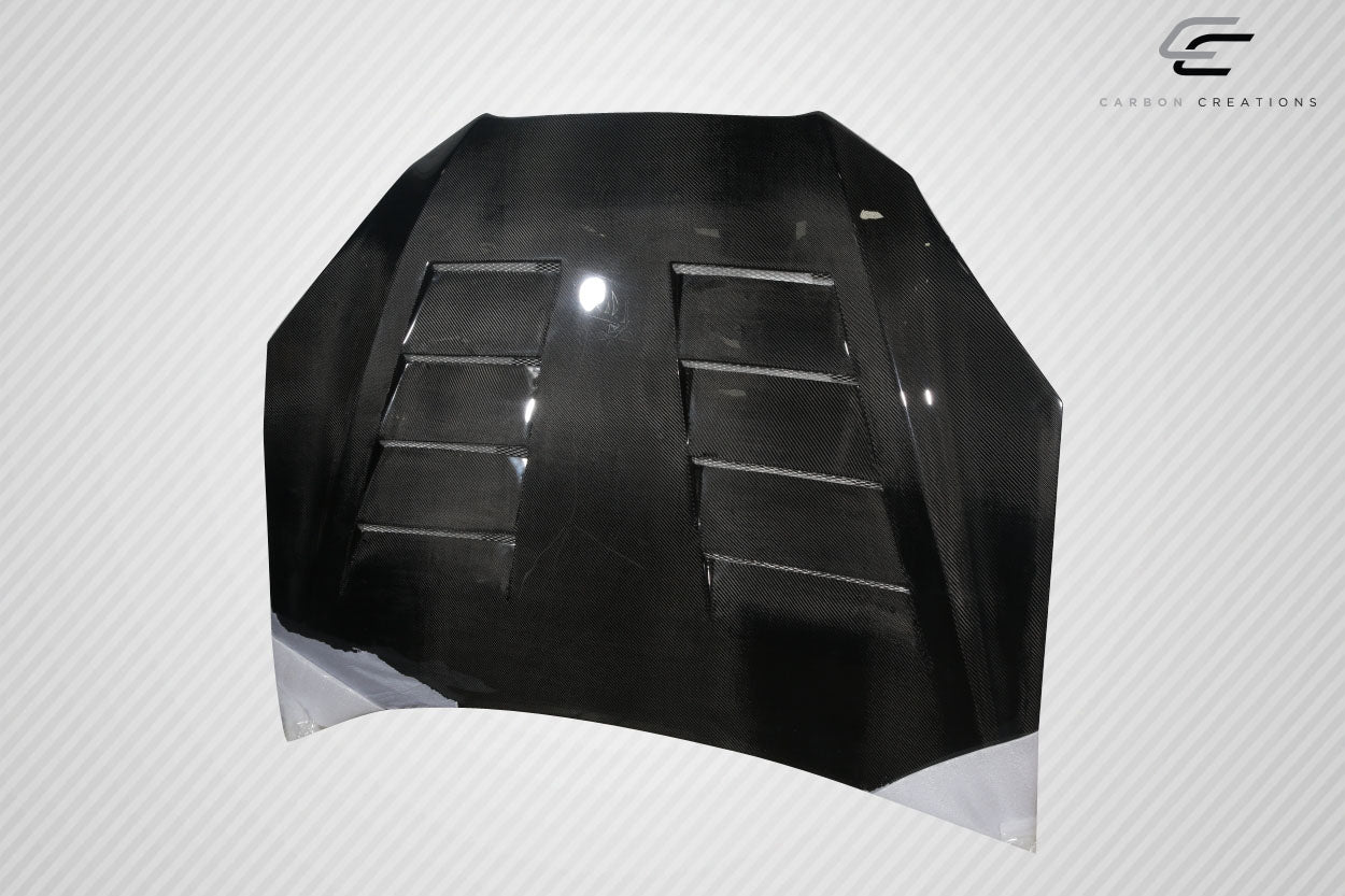 Carbon Creations Circuit Hood Compatible With 2010-2012 Hyundai Genesis - 1 Piece - 105838