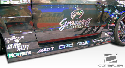 Extreme Dimensions Duraflex Circuit Side Skirts Rocker Panels Compatible With 2005-2014 Ford Mustang - 2 Piece - 105858