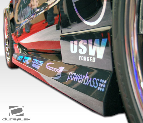 Extreme Dimensions Duraflex Circuit Side Skirts Rocker Panels Compatible With 2005-2014 Ford Mustang - 2 Piece - 105858