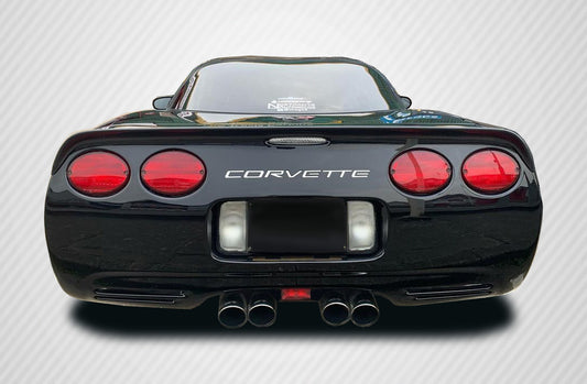 Carbon Creations S-Design Wing Spoiler Compatible With 1997-2004 Chevrolet Corvette - 1 Piece - 106045