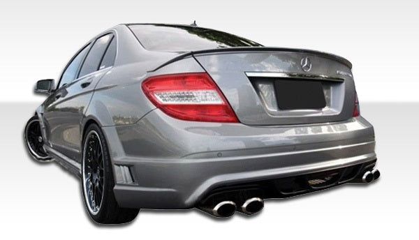 Extreme Dimensions Duraflex W-1 Rear Bumper Cover Compatible With 2008-2014 Mercedes C Class - 1 Piece - 106107